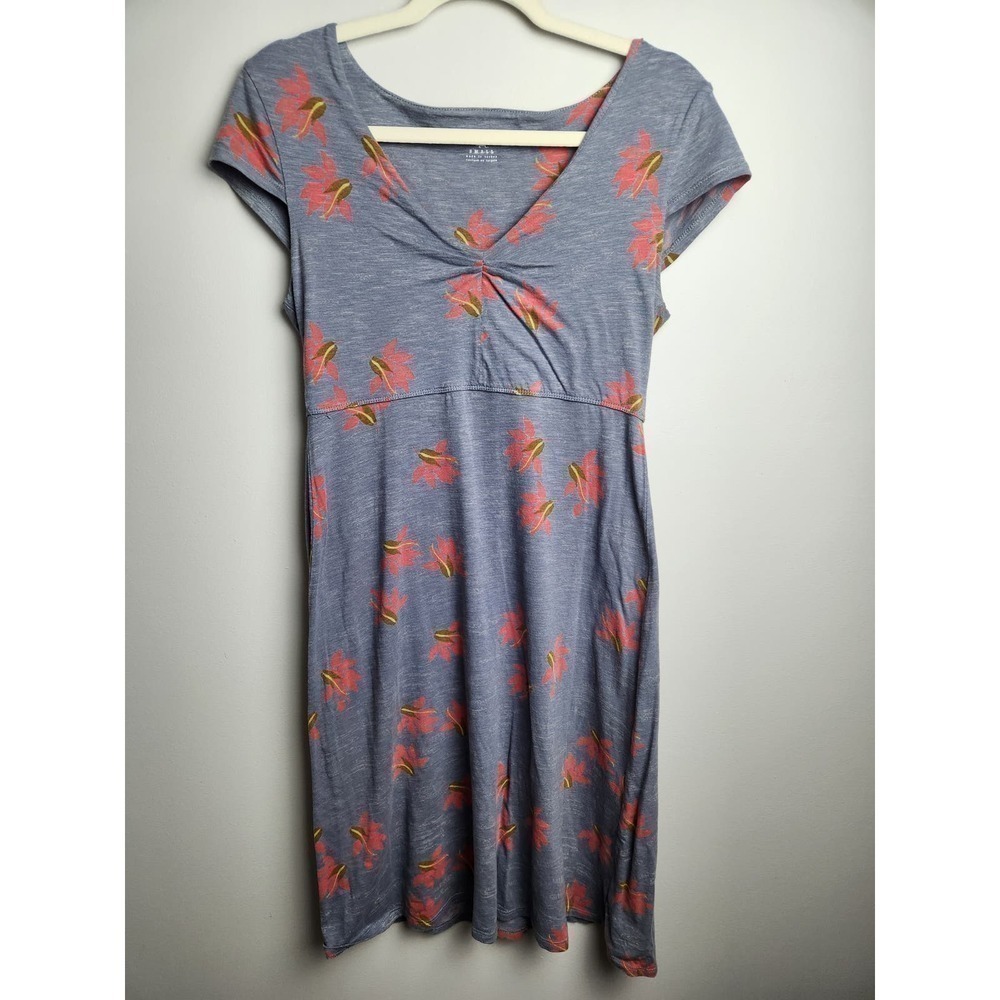 Toad & Co Horny Toad Athleisure dress organic cotton Sz S grey Outdoors camping